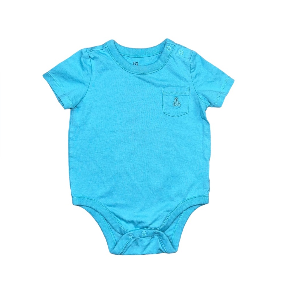 Like New Baby GAP Onesie 6-12 Months Turquoise Teal